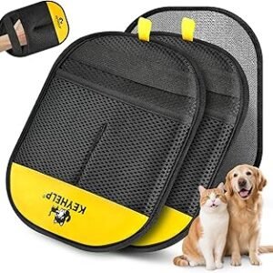2PCS Pet Hair Removal Gloves for Dogs & Cats